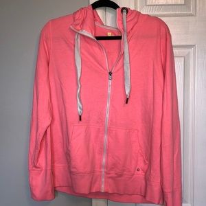 Neon pink activewear jacket